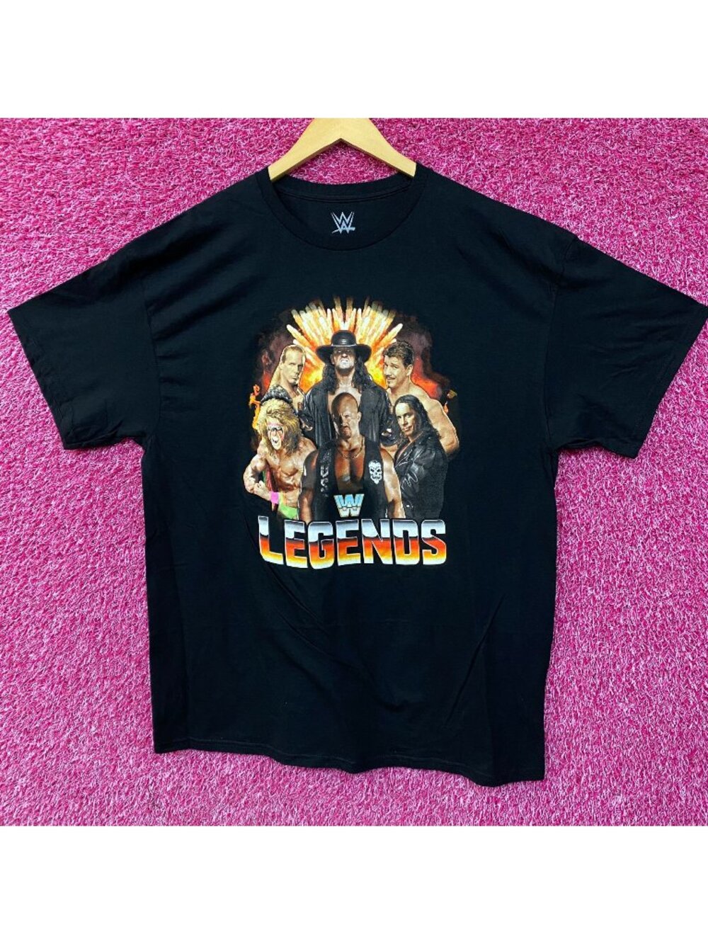 WWE Legends Wrestling Champions Poster T-Shirt XL